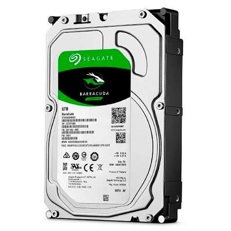 Disco Rígido Pc 6tb Seagate Barracuda Sata3 Gezatek Computación