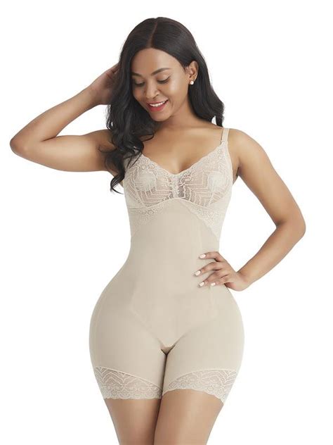 Feelingirl Women Lace Shapewear Bodysuit Body Shaping Underwear Full