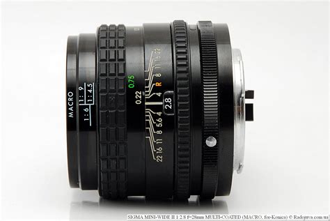 Review Sigma Mini Wide Ii 1 2 8 F 28mm Multi Coated Macro Happy