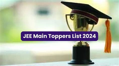 Jee Main 2024 Toppers List Name Rank Score