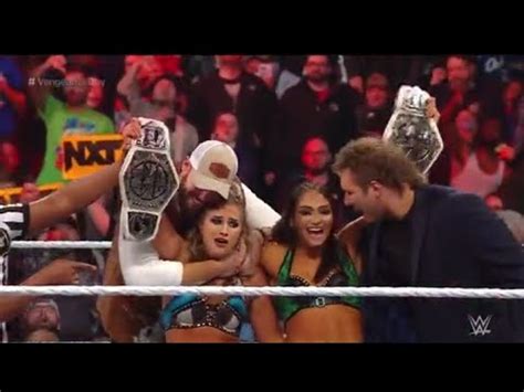 Wwe Nxt Vengeance Day Fallon Henley Kiana James Win The Nxt