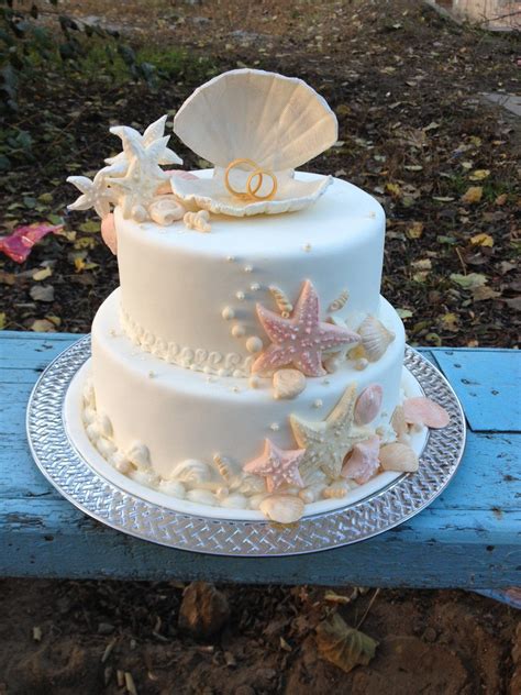 23 Ideas for Beach themed Wedding Cakes - Home, Family, Style and Art Ideas