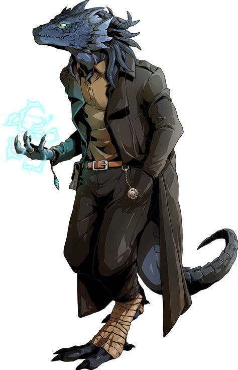 Oc Art Blue Dragonborn Draconic Sorcerer Rdnd