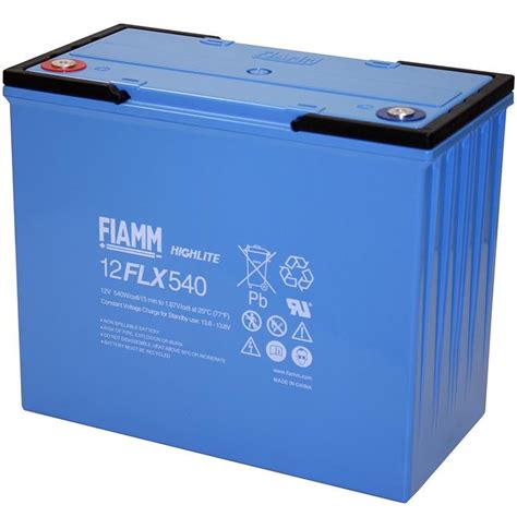 Fiamm 12flx540 Highlite 12 Flx 540 12v 150ah 540wpc High Rate Ups