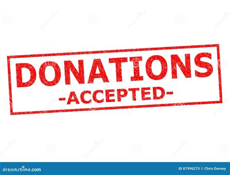 Donations Sign