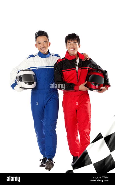 Young Race Car Driver Stock Photo Alamy