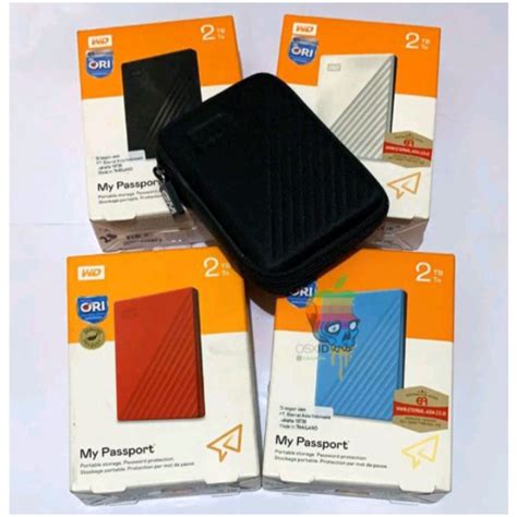 Jual Hardisk Eksternal Wd My Passport 2tb Shopee Indonesia