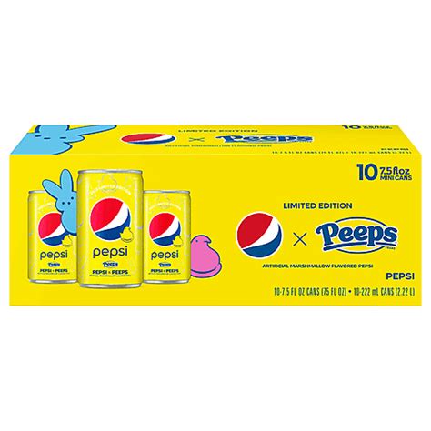 Pepsi Peeps 10 Pack Mini Cans | Soft Drinks | Foodtown