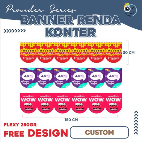 Jual Banner Spanduk Renda Konter Murah Renda Konter Flag Banner