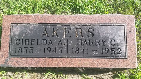 Harry Claflin Akers 1871 1952 Memorial Find A Grave