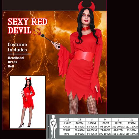 Adult Sexy Red Devil Costume Large Shop 10 000 Party Products