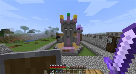 I Finished Minecraft And Maked This Villager Statue Gold Robin Style