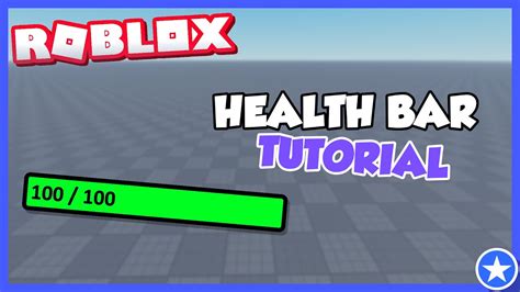 Roblox Health Bar Gui Tutorial Youtube