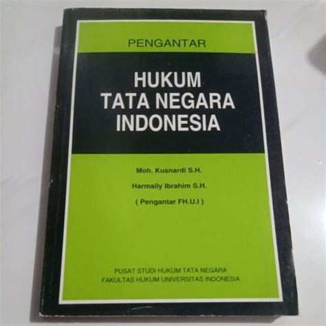 Jual Buku Hukum Tata Negara Indonesia Shopee Indonesia