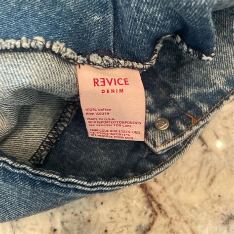 Super Unique Revice Denim Skirt This Has Never Been Depop