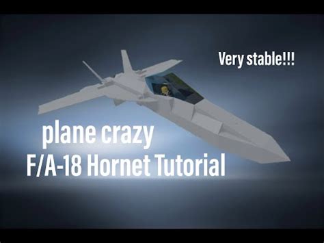 Plane CrazyF A 18 Hornet Tutorial YouTube