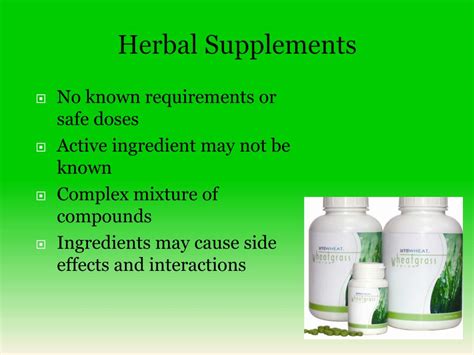 Ppt Dietary Supplements Powerpoint Presentation Free Download Id