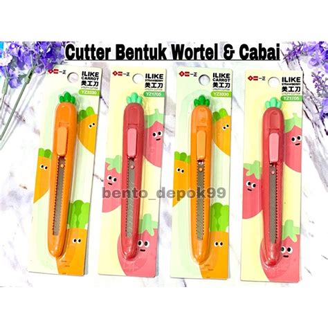 Jual Alat Pemotong Serbaguna Cutter Bentuk Wortel Cabai Shopee