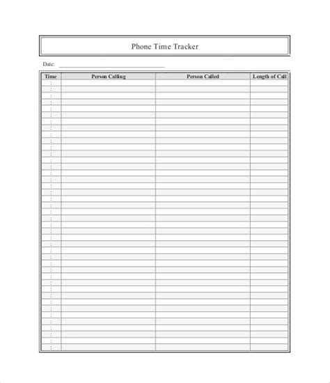 Time Tracker Template Google Sheets