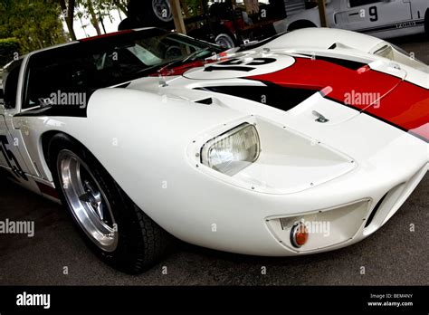1965 Ford Gt40 Of Owner And Driver Adrian Newey In The Paddock At The