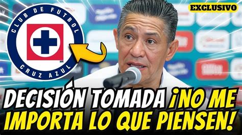 UNA LOCURA ESTO HA SACUDIDO LA NORIA Noticias Del Cruz Azul Hoy