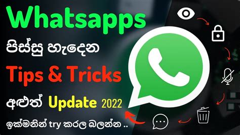 Whatsapp Secret Tips And Tricks In Sinhala Web Tool New Update