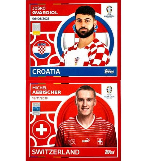 Topps Euro 2024 Sticker Eco Pack Swiss Edition Stickerpoint