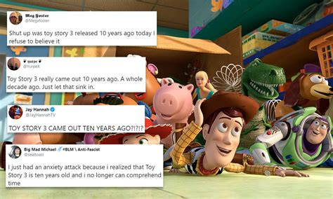 Twitter users shocked to realise Toy Story 3 is 10 years old | Daily Mail Online