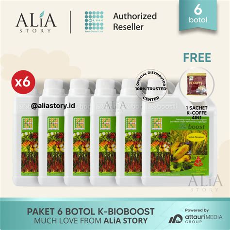 Jual PAKET HEMAT 6 Botol K BioBoost K Link Original Pupuk Cair