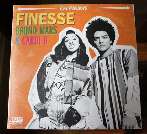 Bruno Mars Feat Cardi B Finesse Remix Limited Edition Out Vinyl For