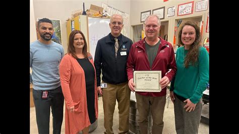 Ferrucci Junior High School S Paul Martin Wins PSD CTE Teacher Of The