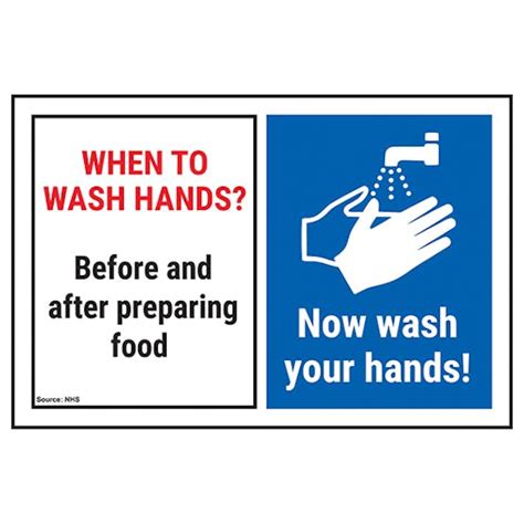 When To Wash Hands Be Preparing Now Wash Hands Hand Hygiene Signs Safety Signs