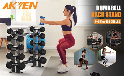 Amazon AKYEN Dumbbell Rack Stand Only Weight Rack For Dumbbells