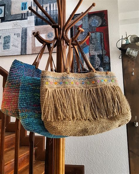 Tote Bag Cabas En Jute Au Crochet Tendance Et Naturel Isado Artofit