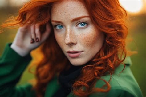 Red Hair Green Eyes