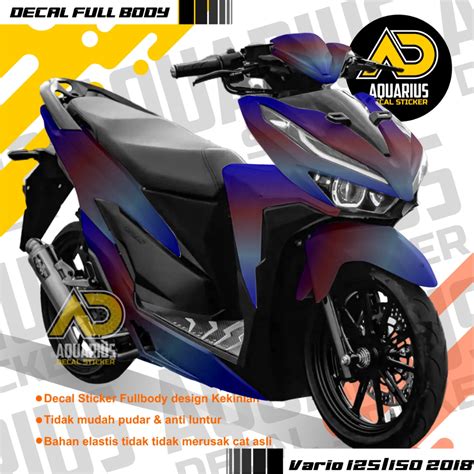 Jual Decal Fullbody Vario New Sticker Variasi Honda Vario