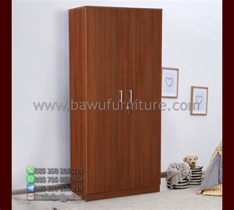 Lemari Pakaian Pintu Model Minimalis Harga Murah Bawu Furniture