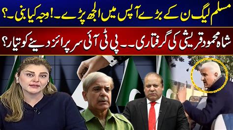 Differences In Pmln Pti Ready To Surprise Shah Mahmood