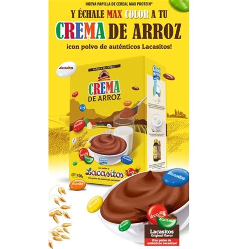 Max Protein Crema De Arroz Lacasitos 500 Gramos