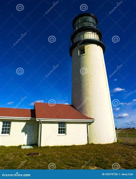 Truro Lighthouse, Truro, MA. Editorial Photo - Image of security ...