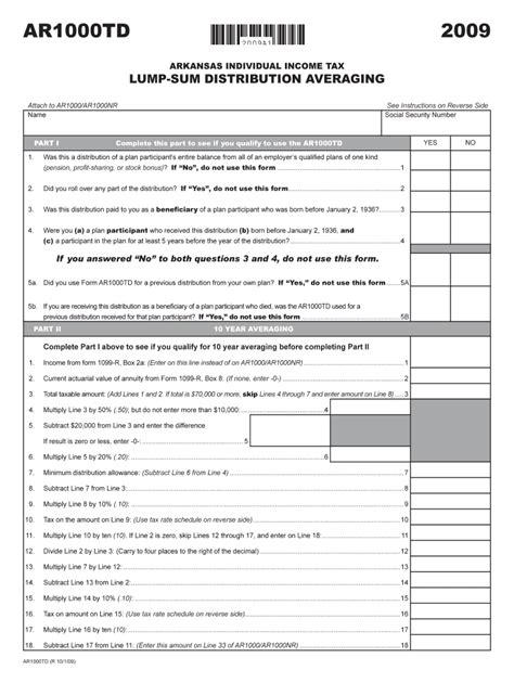 Arkansas Individual Income Tax Return Nonresident And Part Fill Out