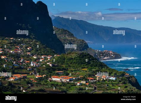 Arco De São Jorge North Coast Madeira Portugaleurope Stock Photo