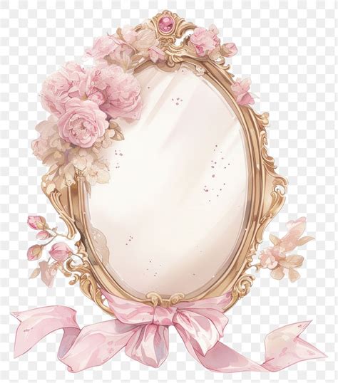 Coquette Vintage Mirror Photography Dessert Wedding Premium Image By