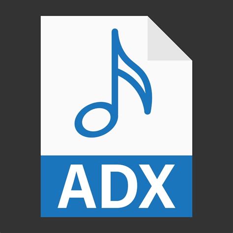 Premium Vector Modern Flat Design Of Adx File Icon For Web