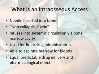 intraosseous- | PPT