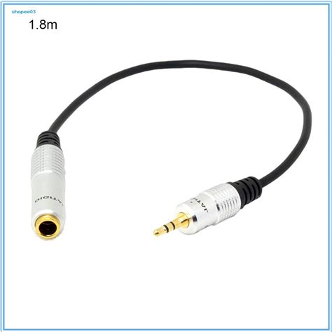 Np 0318m 65mm Female To 35mm Male Aux Cable Stereo Headphone Plug