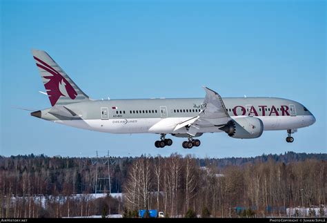 Aircraft Photo Of A7 BCI Boeing 787 8 Dreamliner Qatar Airways