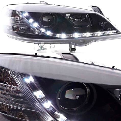 Farol Astra A Daylight Drl Led M Scara Negra Em Promo O