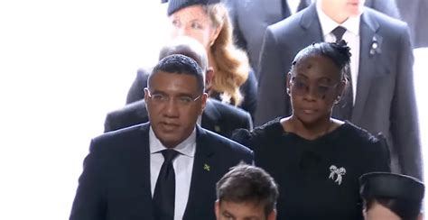 Prime Minister Andrew Holness and His Wife, Juliet Holness Attend Queen ...