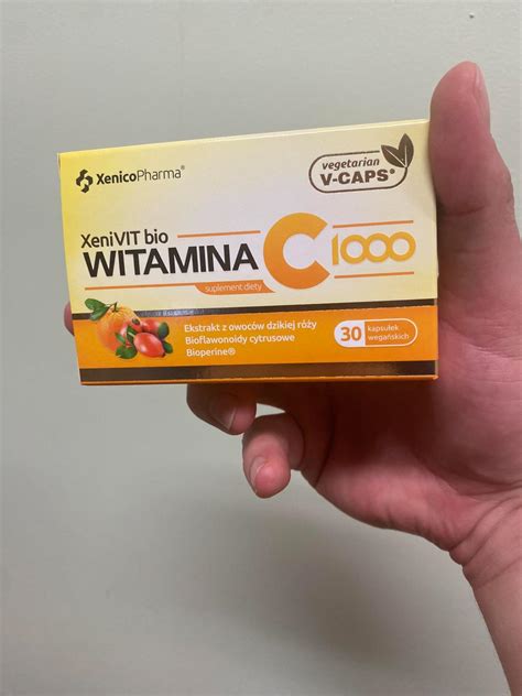 XeniVIT bio Naturalna Witamina C 1000 30 kaps wegańskich Opinie i